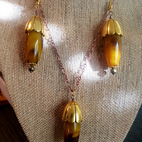 Necklace and earring set - Picture 2 of 2